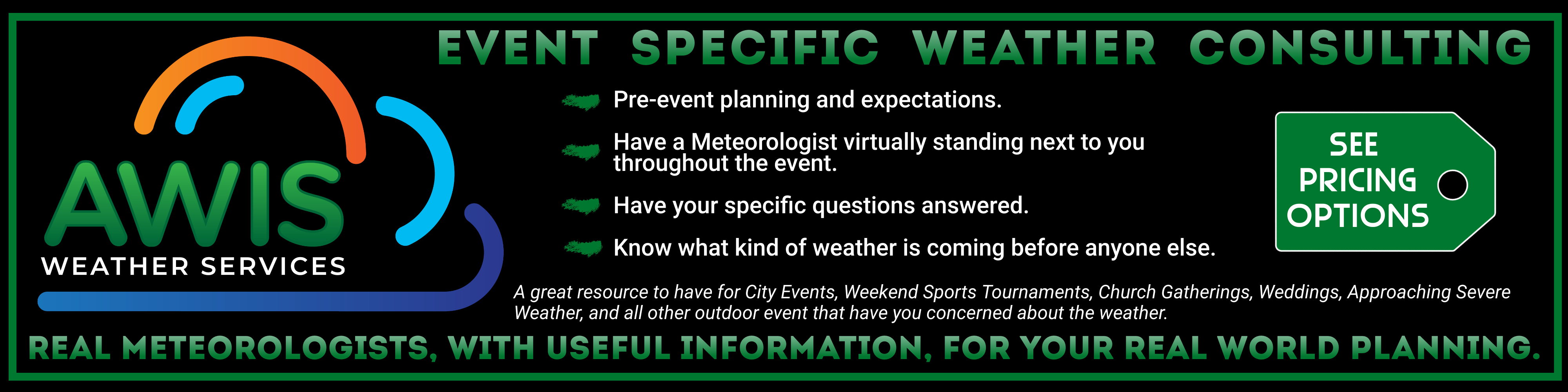 AWIS Event Weather Consulting